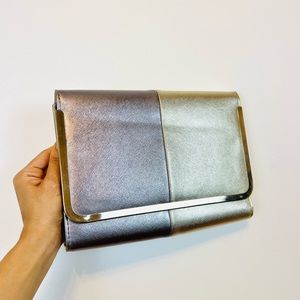 Metallic Envelope Clutch
